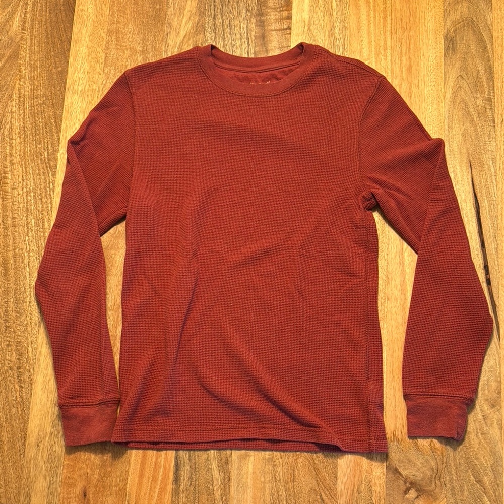 Faded Glory Maroon Crew Neck Top